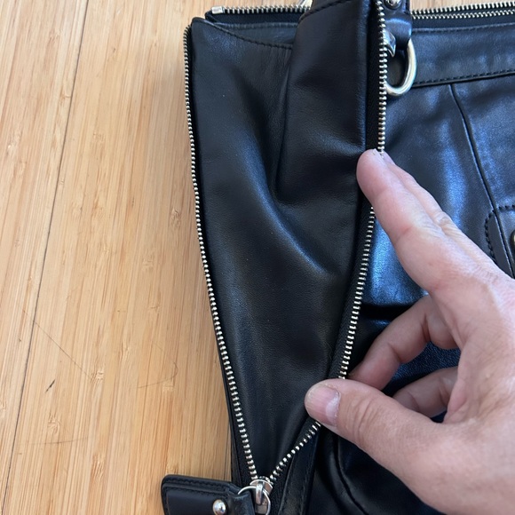 Black Coach Kristen Shoulder Bag - Picture 6 of 8